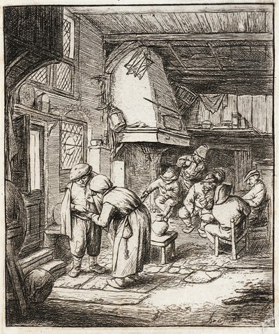 Le Paysan Réglant sa Dette - Adriaen Jansz. van Ostade